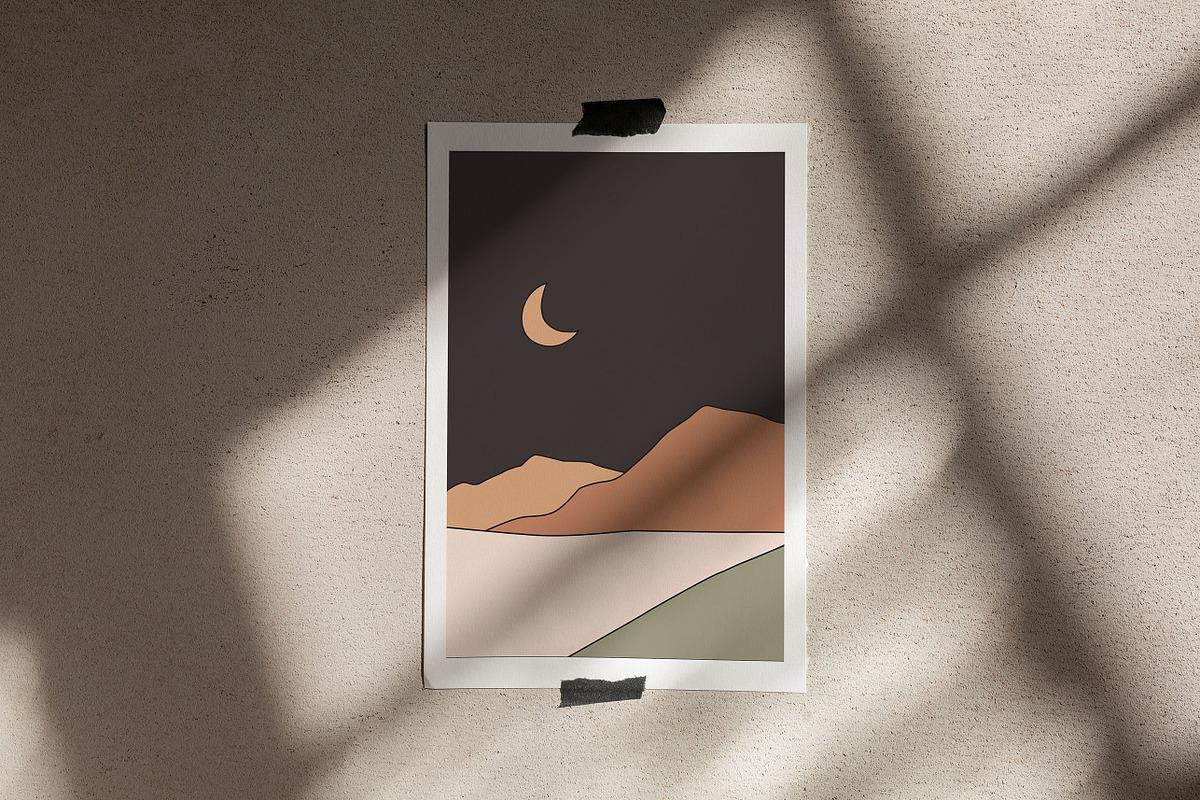 Abstract landscapes collection, an Illustration by mayrum (Photo 7 of 12)