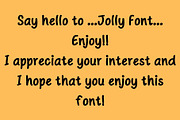 Jolly Handwriting Font, a Handwritten Font by Ruddean2109 (Thumbnail 10 of 10)