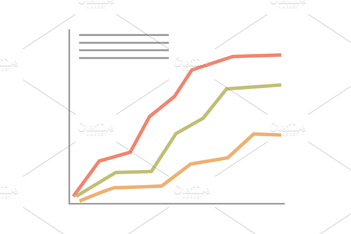 Abstract financial chart with, a Finance Illustration by Pavlo Plakhotia's Shop