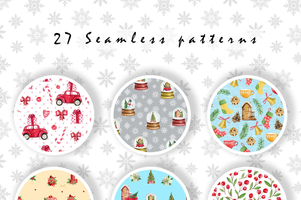 Christmas set. Vintage, an Object Graphic by JuliaBadeeva (Photo 10 of 10)