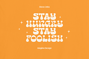 Mag Funky - Retro Groovy Font, a Sans Serif Font by Holyline Design (Thumbnail 6 of 13)