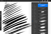 45+ INKTOBER Procreate Ink Brushes, a Brush Add-On by Georg's Procreate Brushes (Thumbnail 4 of 9)