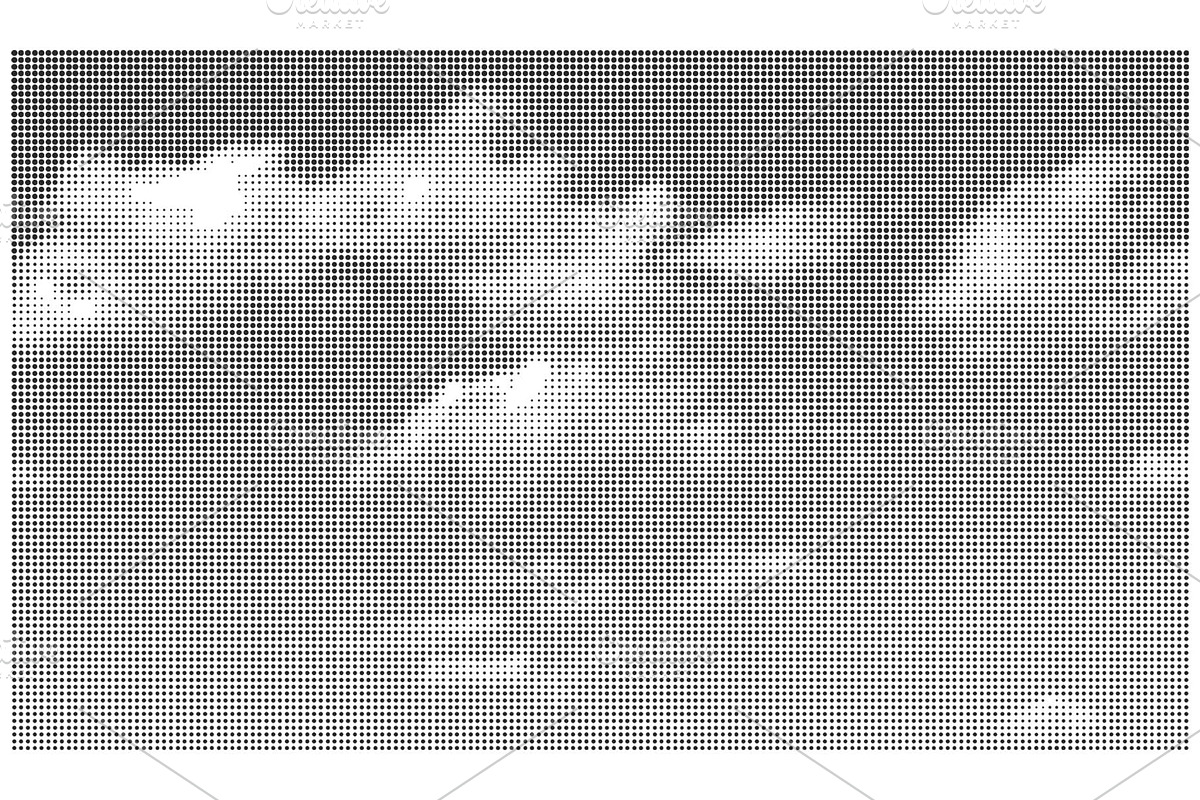 Blue Halftone Cloud Sky Background, a Texture Graphic by sivVector (Photo 3 of 3)