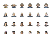 Diversity Avatars v2 - Volume 5, an Icon by Iconify.it (Thumbnail 5 of 9)
