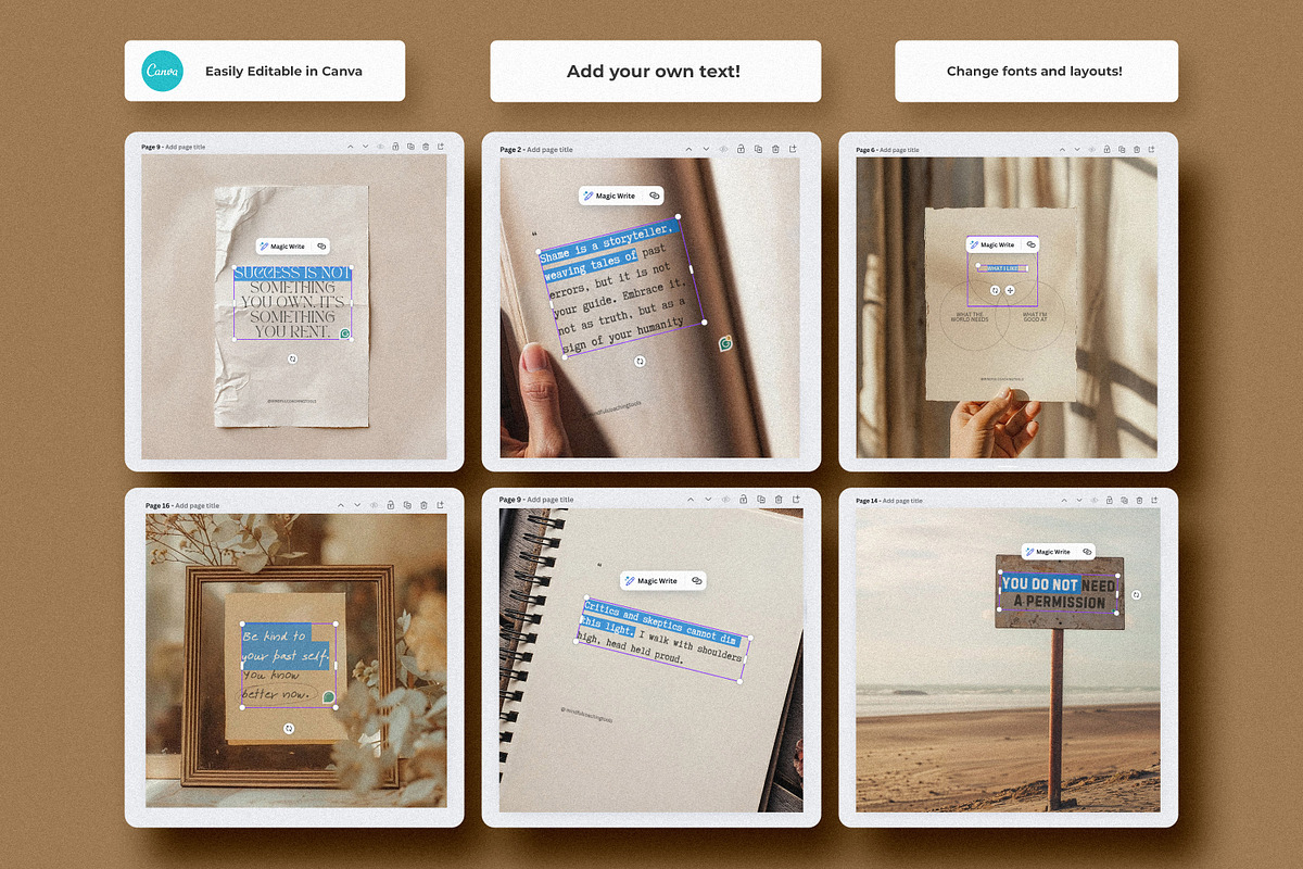 Wisdom & Mindset Quote Bundle, a Social Media Template by AndrewPixel (Photo 2 of 11)