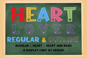 Heart Lover - Display Font