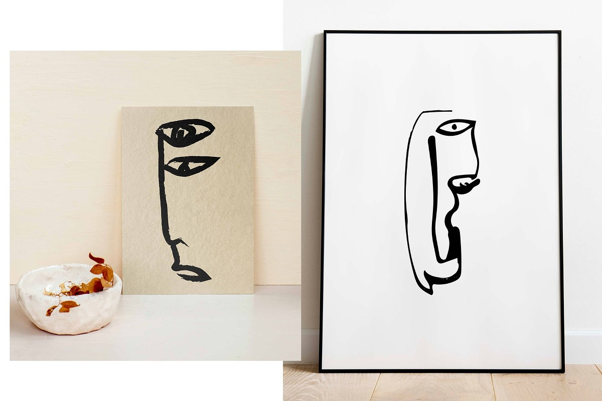 Abstract Faces Bundle, a Person Illustration by Hell Yeah Designs (Photo 10 of 13)