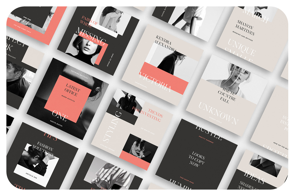 LAUREN Instagram Feed, a Social Media Template by Aprilea (Photo 4 of 7)