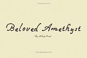 BelovedAmethyst Elegant Cursive Font, a Handwritten Font by Ashiya Pixel (Thumbnail 6 of 6)