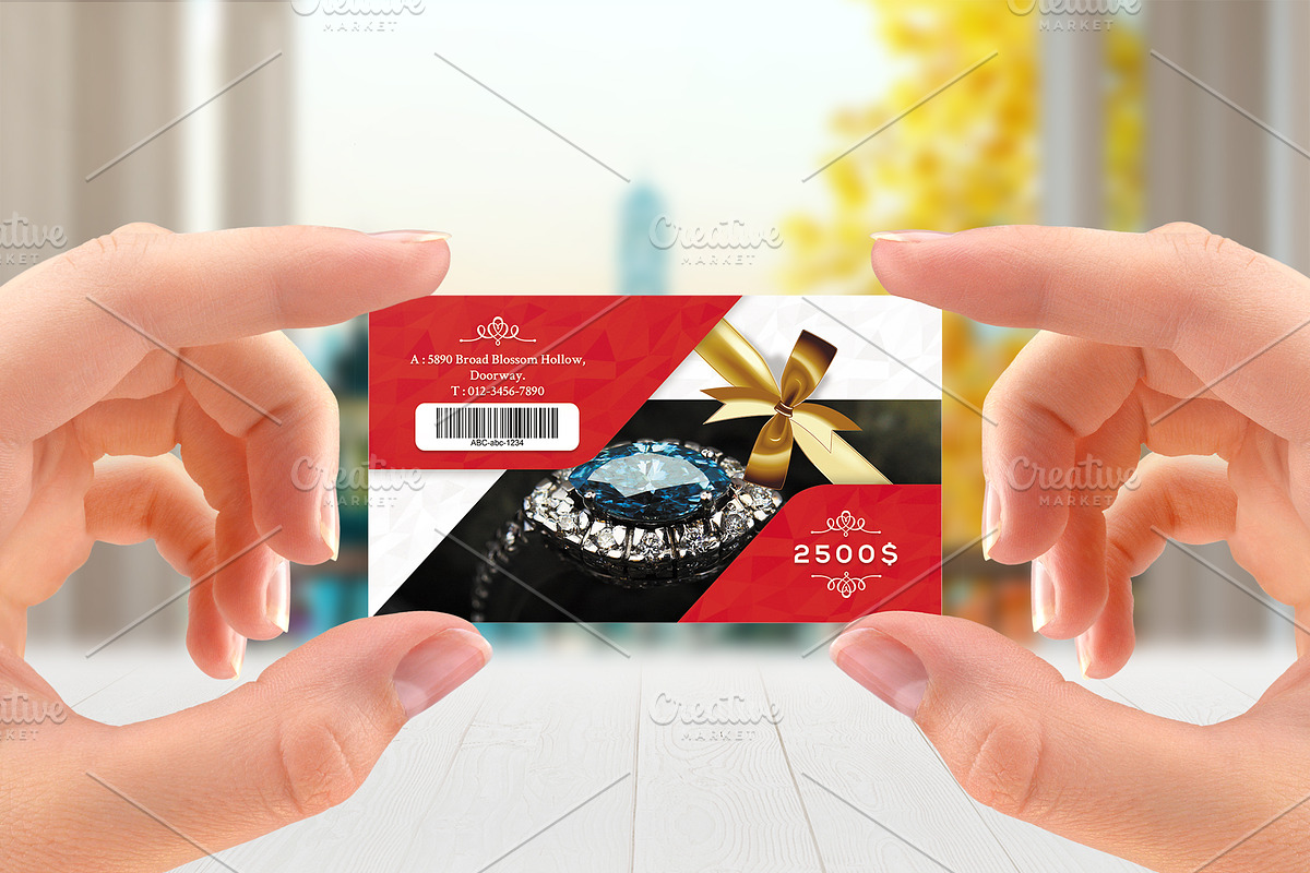 Jewelry Store Gift Card, an Invitation Template by ShapShapy (Photo 4 of 4)