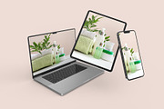 Macbook Pro iPad iPhone 13 Mockups, a Mac Mockup by Illusiongraphic (Thumbnail 17 of 34)