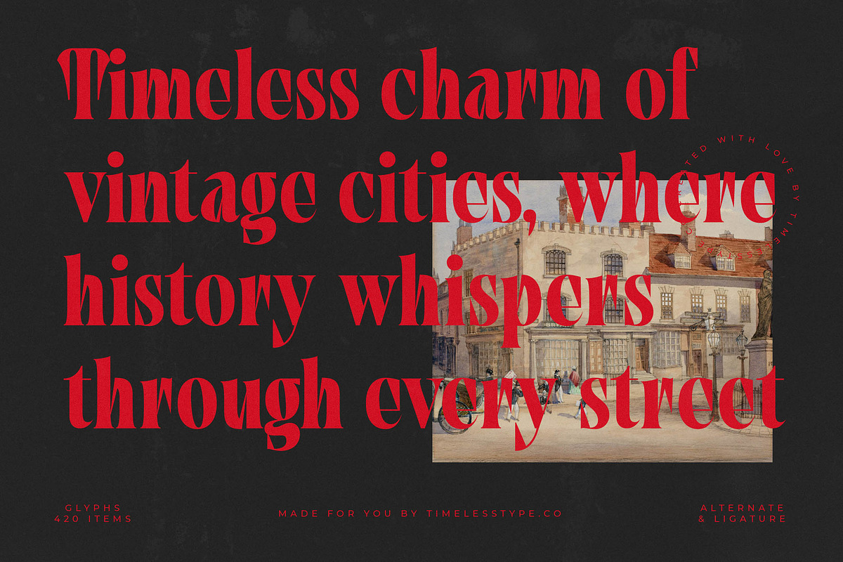 Tieldsa Bold Serif Display Font, a Serif Font by timelesstype.co (Photo 15 of 20)