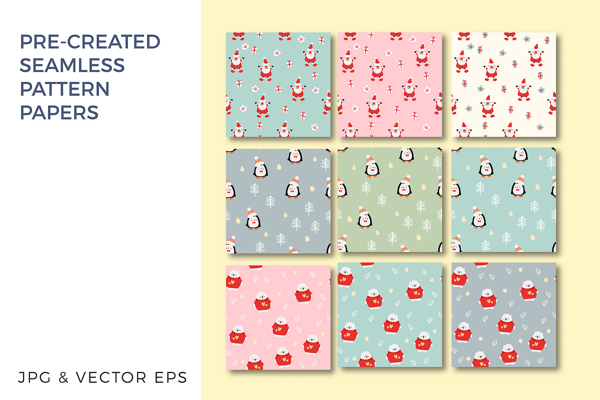 Merry Christmas Characters!, an Object Graphic by Paperly Studio (Photo 4 of 8)