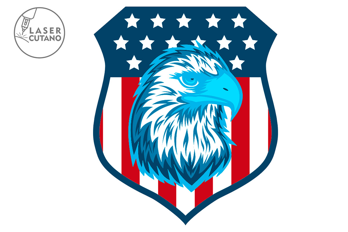 Eagle Multilayer Wall Decor,Cut File, a Templates & Theme by LaserCutano (Photo 4 of 7)