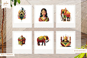 African Tribe & Arabic Nights, an Illustration by Yuka Baby (Thumbnail 5 of 7)