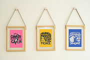 Hand lettering Yoga Posters, an Object Graphic by DariSmartArt (Thumbnail 6 of 11)