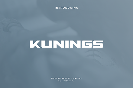 Kunings - Modern Display Typeface, a Sans Serif Font by Letterna