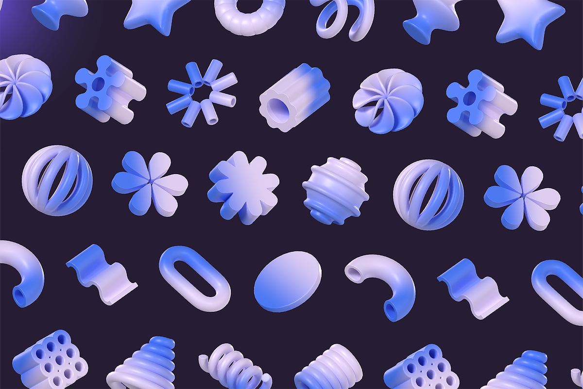 Abstract Gradient 3D, an Object 3D Model by kerismaker (Photo 8 of 8)