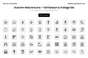Autumn Nature Icons – Fall Season &, an Icon by Wencory (Thumbnail 1 of 2)
