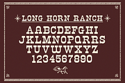 LONG HORN RANCH DISPLAY FONT, a Handwritten Font by LONESTARTYPEFOUNDRY (Thumbnail 3 of 5)