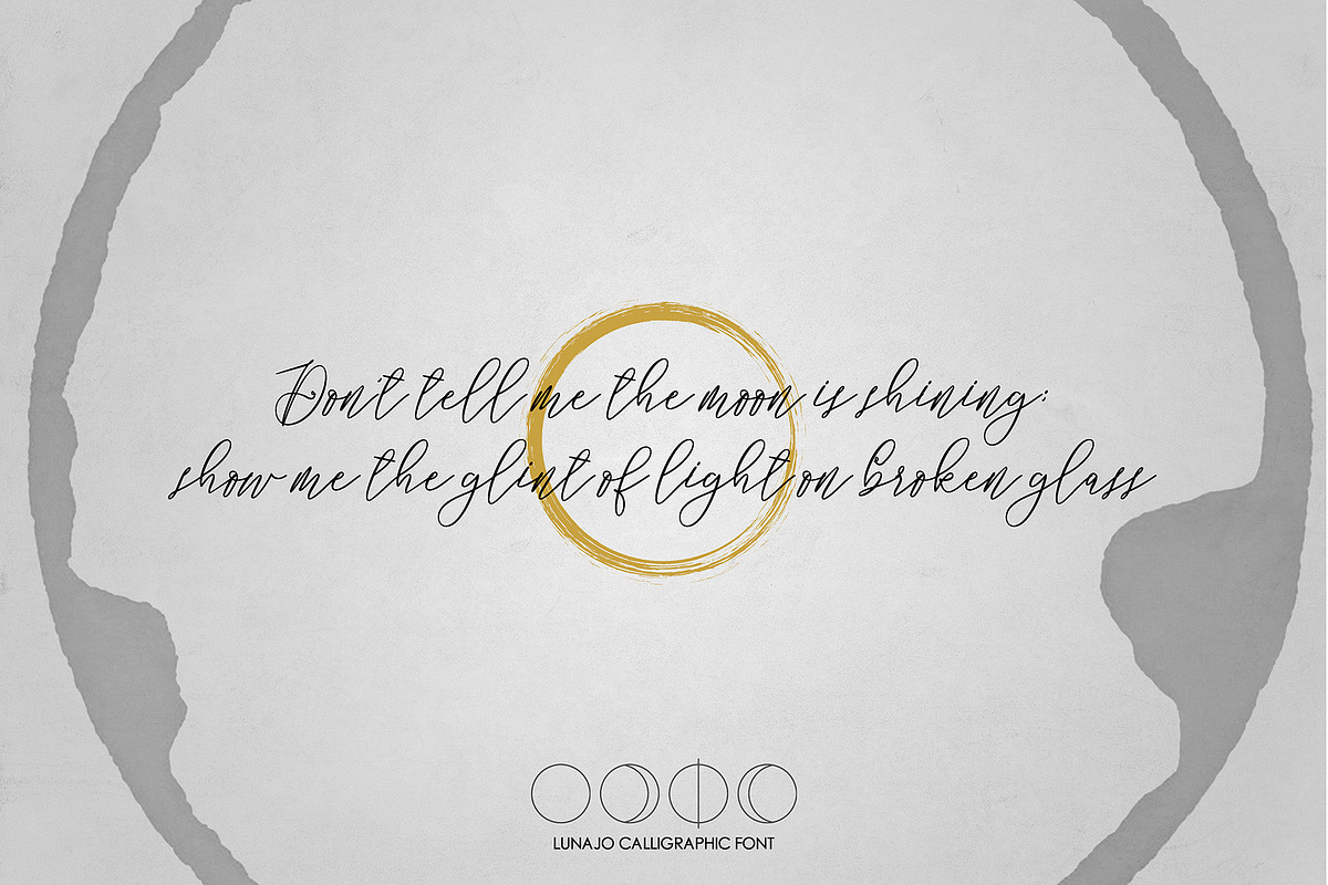 Lunajo - Luxury Signature Font preview 2