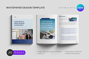 Whitepaper Design Template, a Marketing Template by CubicSpace (Thumbnail 1 of 4)
