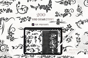 Stencil Procreate Stamp Brush 024, a Brushes & More by Drawberx (Thumbnail 2 of 8)
