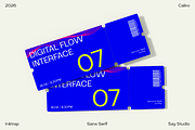 Futuristic Technology Sans - Caliro, a Sans Serif Font by Say Studio (Thumbnail 7 of 11)