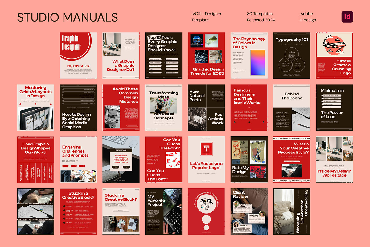 IVOR – Designer Template, a Social Media Template by Studio Manuals (Photo 8 of 8)