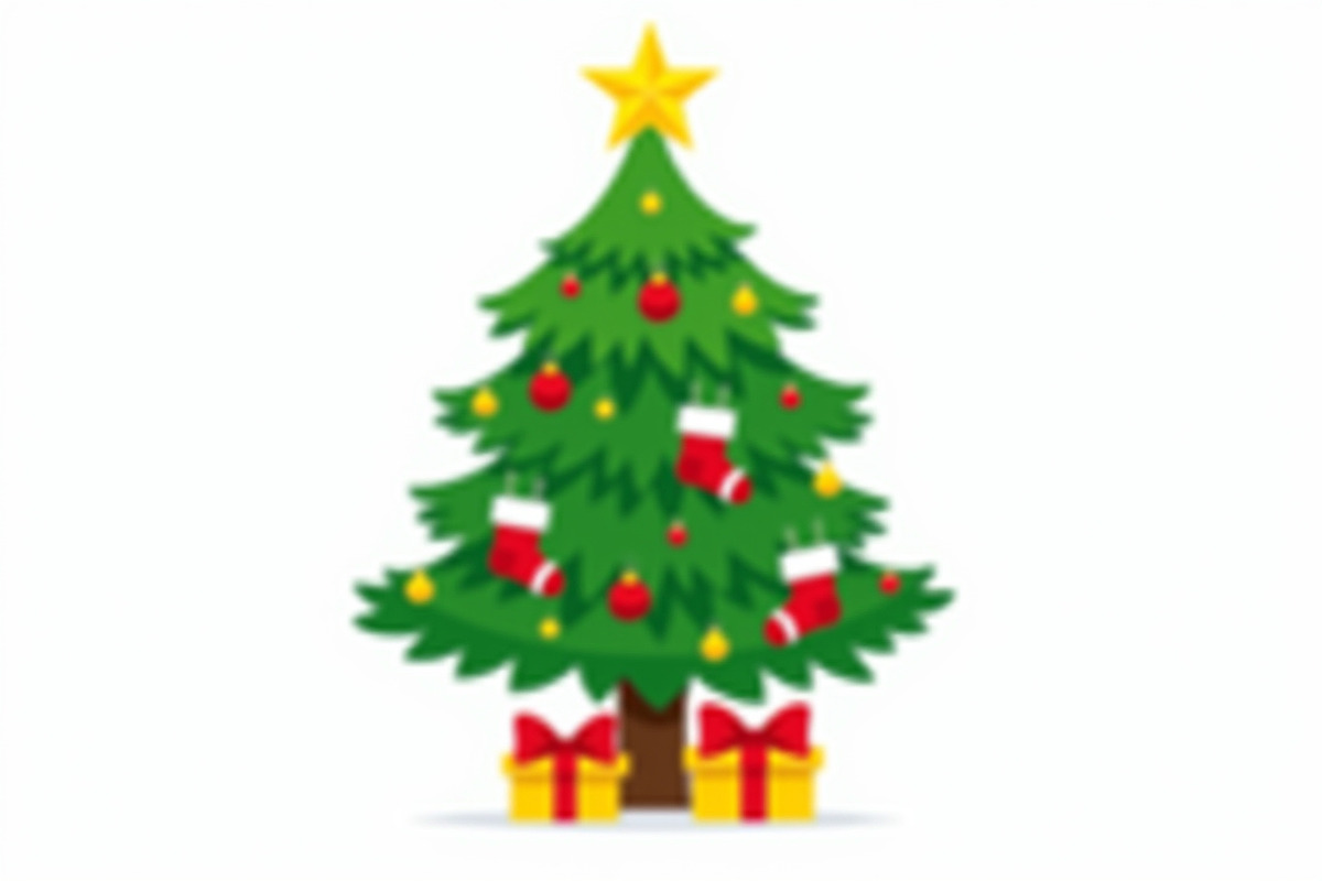 Cute Cartoon Xmas Trees, an Illustration by balal (Photo 9 of 11)