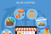 Internet Shopping, an Outline Icon by TAlex (Thumbnail 6 of 7)
