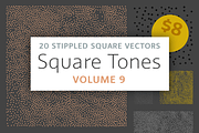 Square Tones Vol. 9 | Halftones, a Texture Graphic by invisiblelayer (Thumbnail 1 of 5)