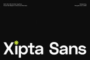 Xipta Sans – Neo Grotesk Typeface, a Sans Serif Font by Pengedar Seni (Thumbnail 1 of 12)