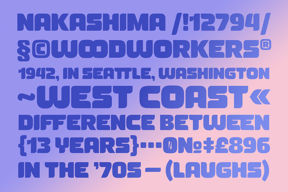 YNF Gross | Display font 2 styles, a Sans Serif Font by YNF (Photo 19 of 34)