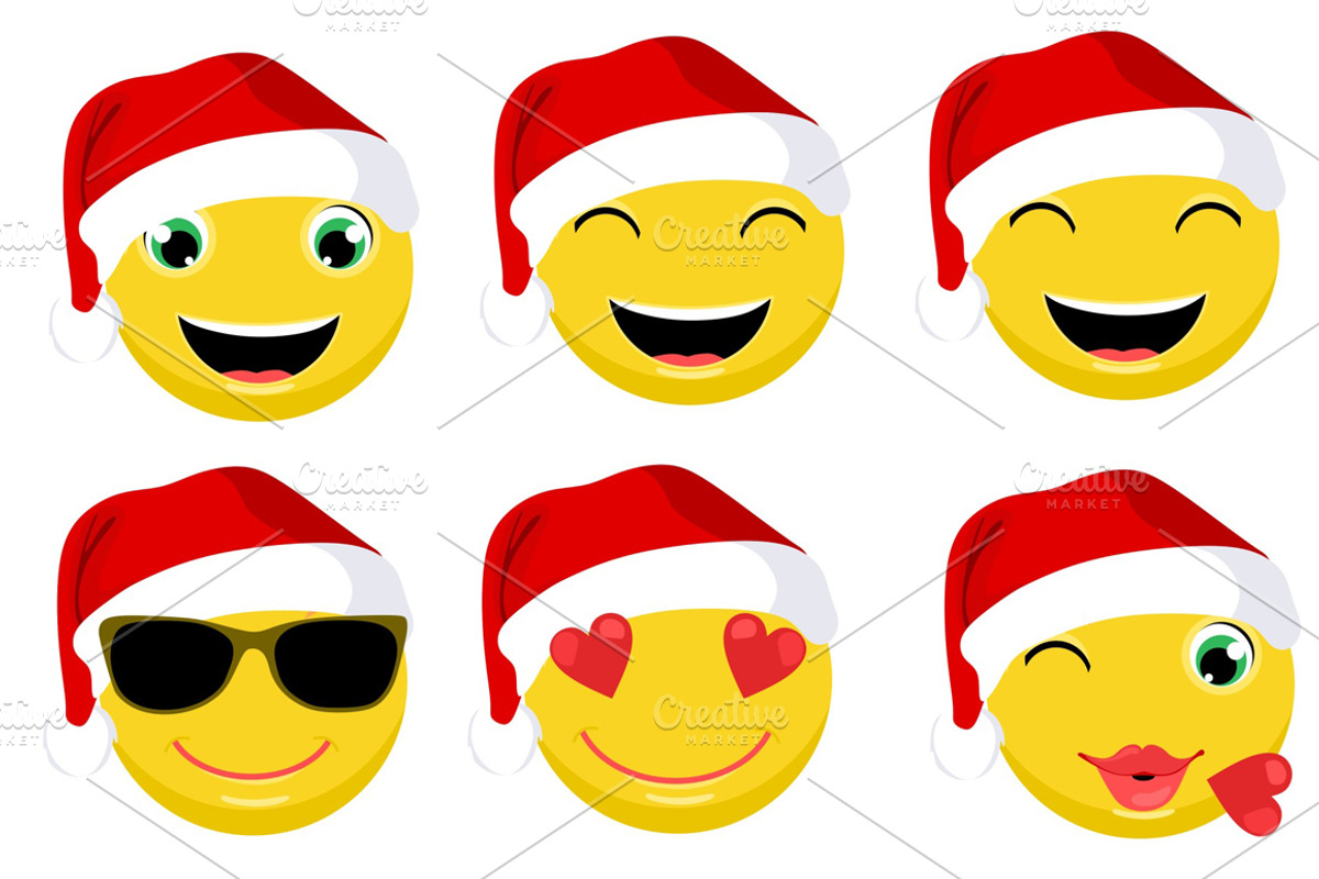 Christmas Emoticons / Emoji, an Emoji Icon by land art (Photo 3 of 4)