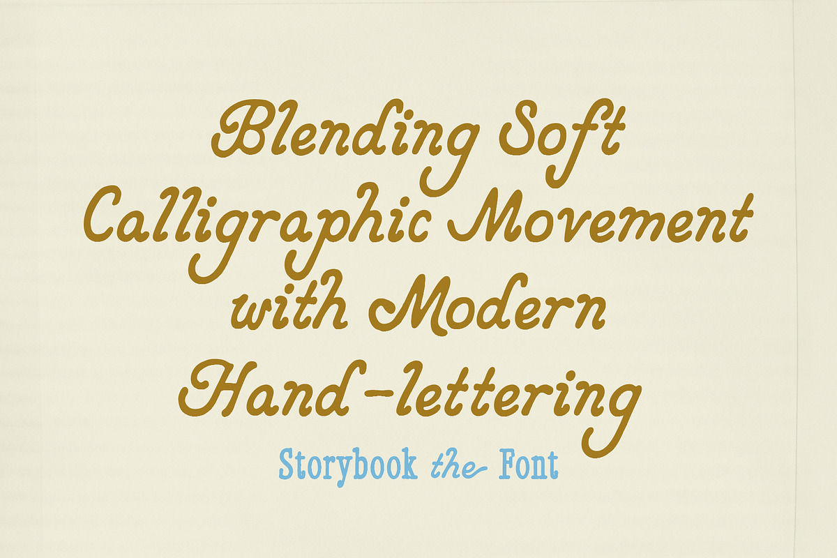 Storybook - Retro Hand-drawn Italic, a Handwritten Font by Studio Funshop by Kelli (Photo 6 of 9)