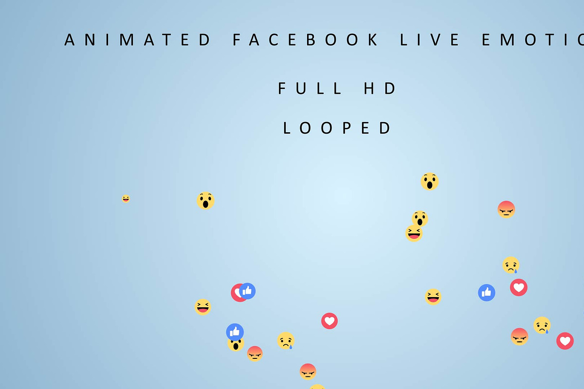 Facebook Live Video Emotions pack, a Presentation Template by BellatrixCorp (Photo 1 of 2)