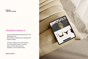 Rhodes Email Newsletter Templates