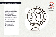 School Doodle Icon Set, an Outline Icon by insemar (Thumbnail 2 of 4)