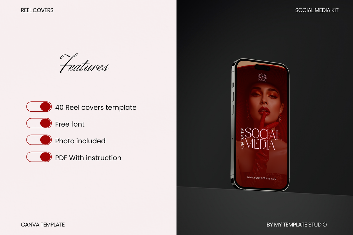 Instagram Reel covers Template preview 4