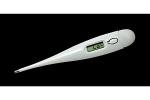 Digital thermometer, a Technology Photo by Leonid Andronov
