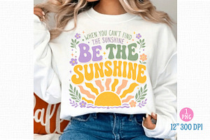 Boho Retro Be The Sunshine Summer PN, an Illustration by Dream Creation