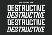 Quick Ravage, a Sans Serif Font by Dryy.type (Thumbnail 4 of 8)