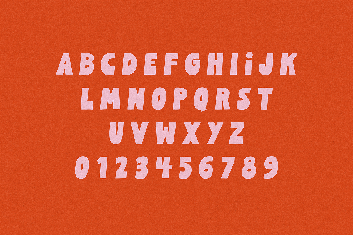 THE WEIRDOS | FUNKY CHUNKY FONT, a Handwritten Font by Maria Feliz Fonts (Photo 8 of 8)