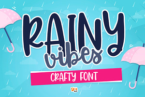 Rainy Vibes - Handwritten Font