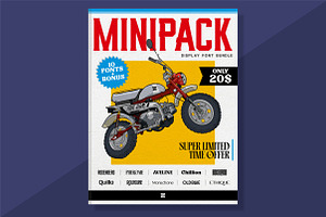 Mini-Pack Display Font Bundel+ Bonus