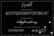 Brownhill Script, a Script Font by sizimon (Thumbnail 9 of 10)