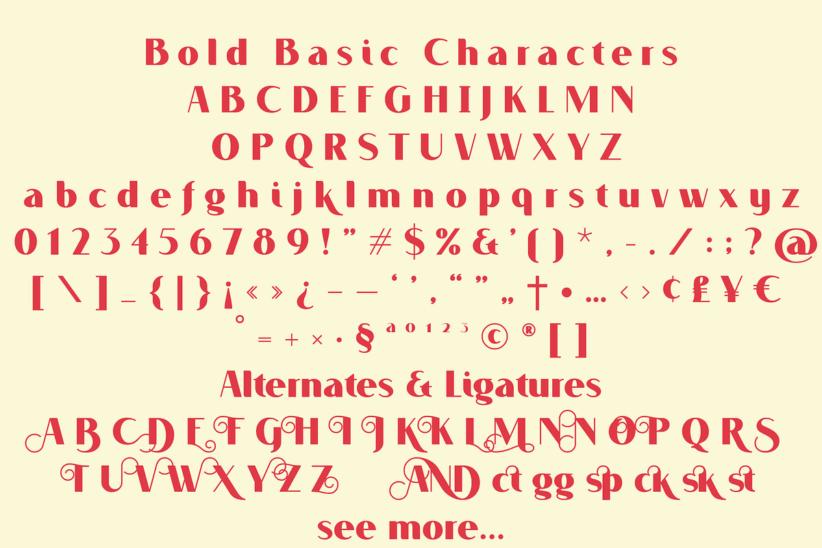 VOGUER Sans family preview 5