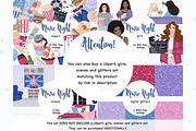 Movie Night Digital Paper, a Pattern Graphic by GlamArtZhanna (Thumbnail 4 of 4)