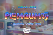 plumgumty, a Font by Rashdrawn (Thumbnail 1 of 8)